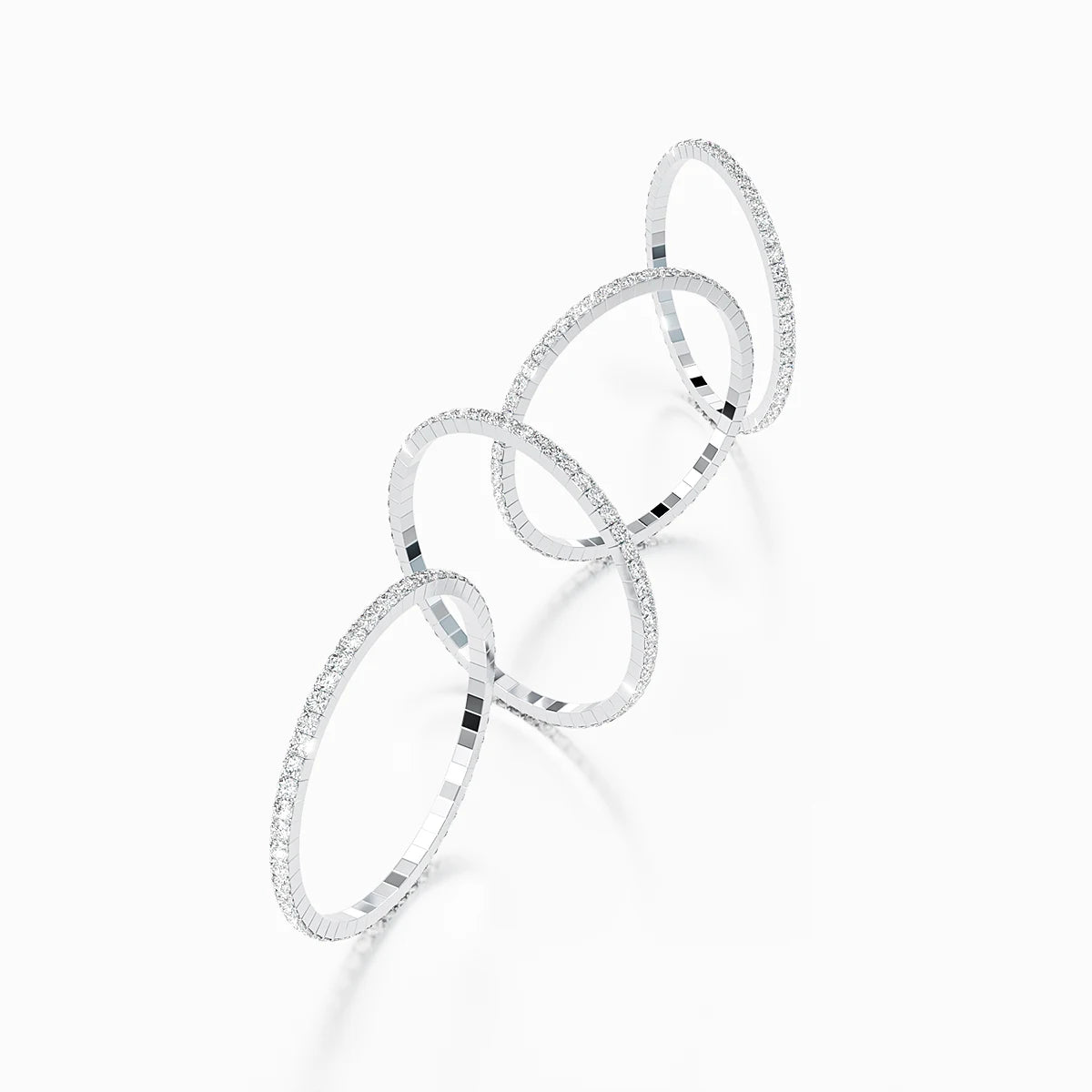 Pulsera de tenis Moissanite de 3MM