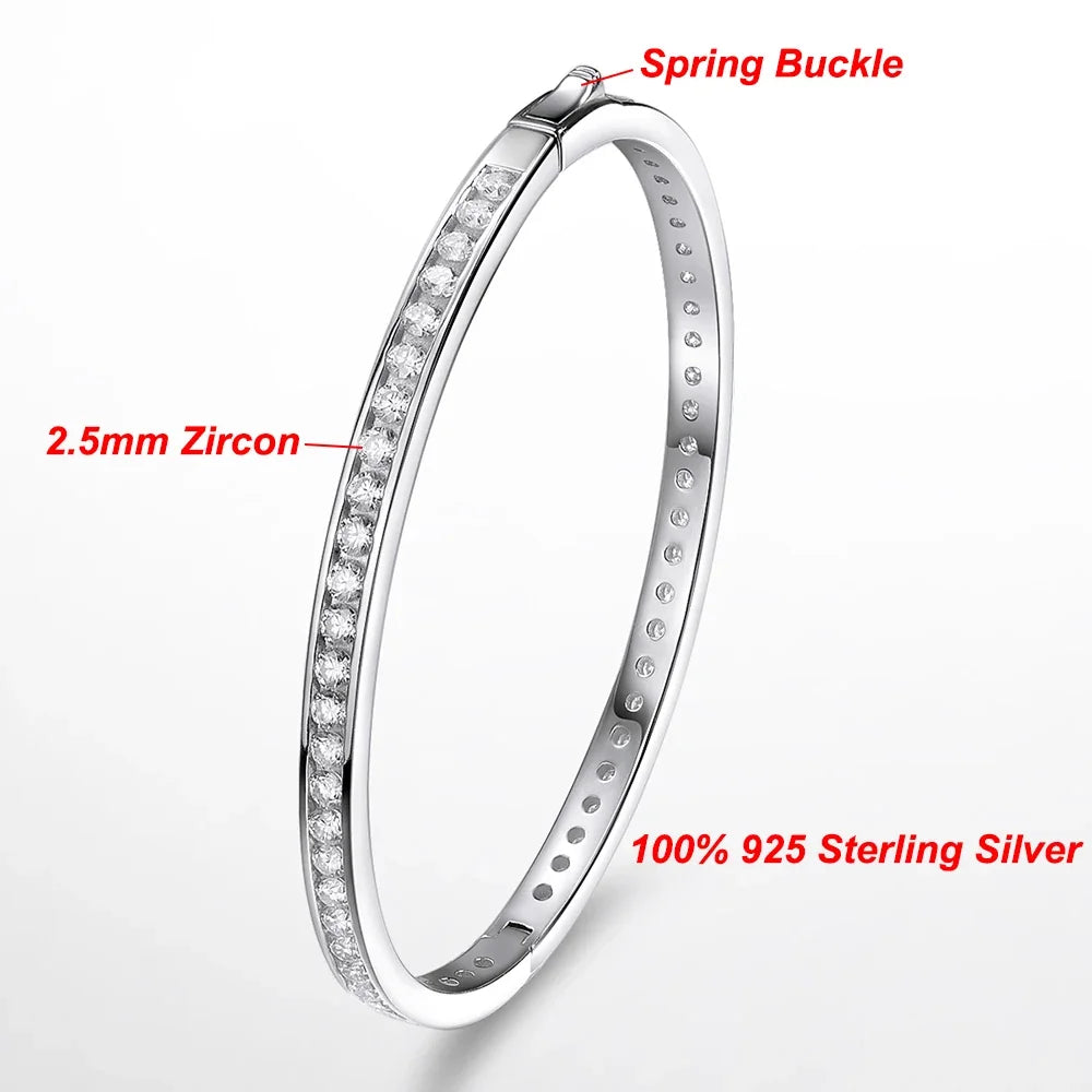 Pulsera love de moissanita 2.5mm