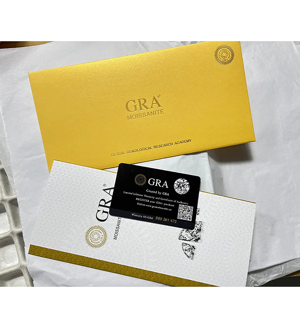 Pulsera de moissanita corte de corazón