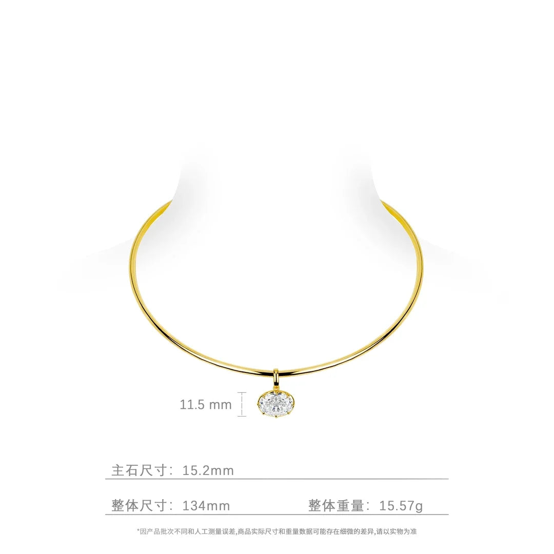 Gargantilla de oro 18k