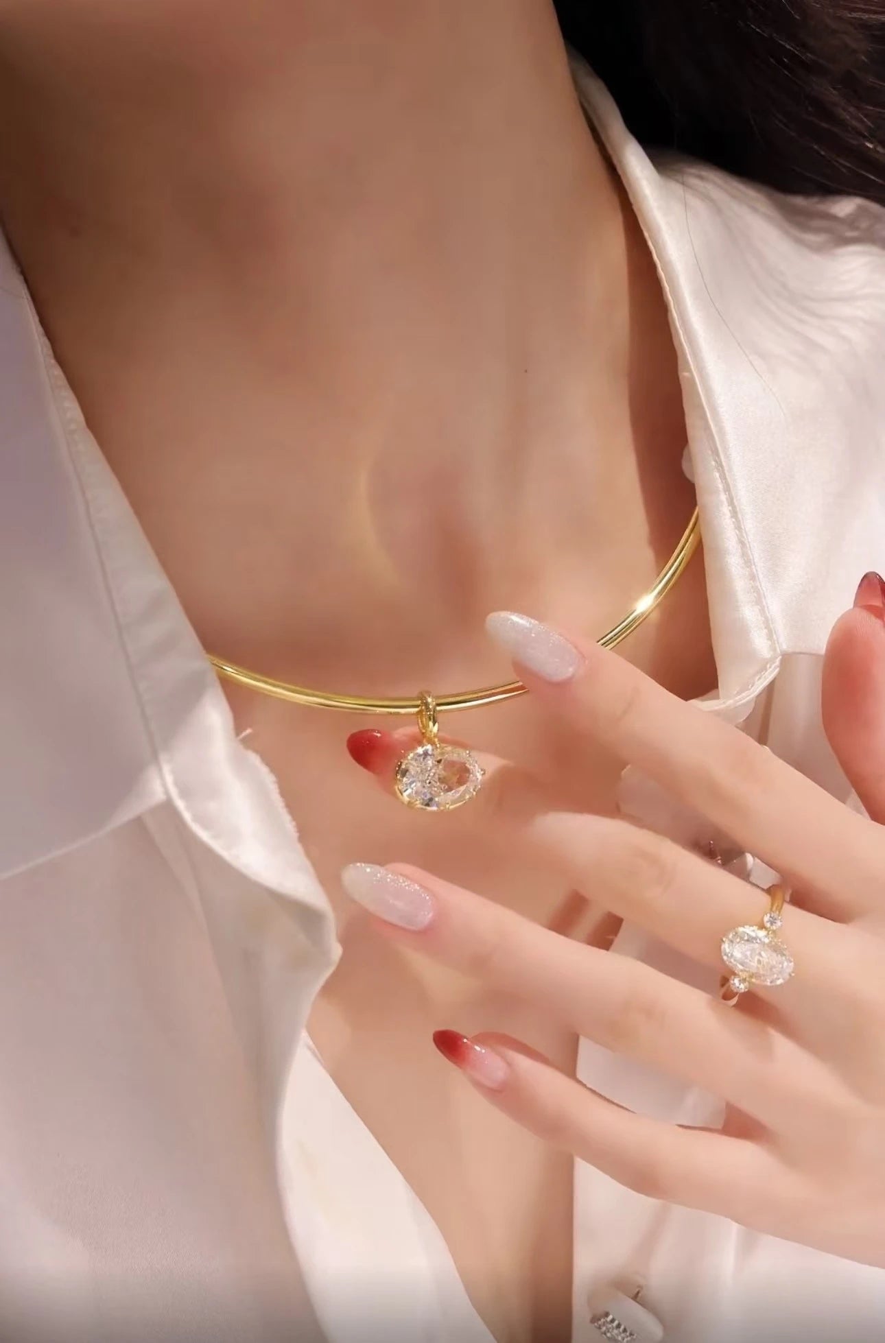 Gargantilla de oro 18k