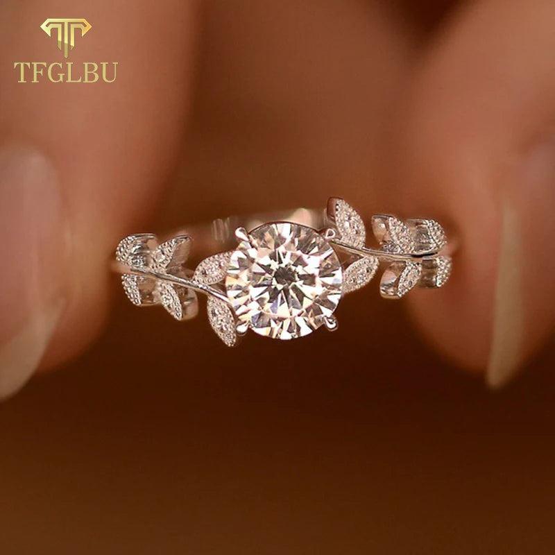 Anillo de compromiso moissanita 1CT
