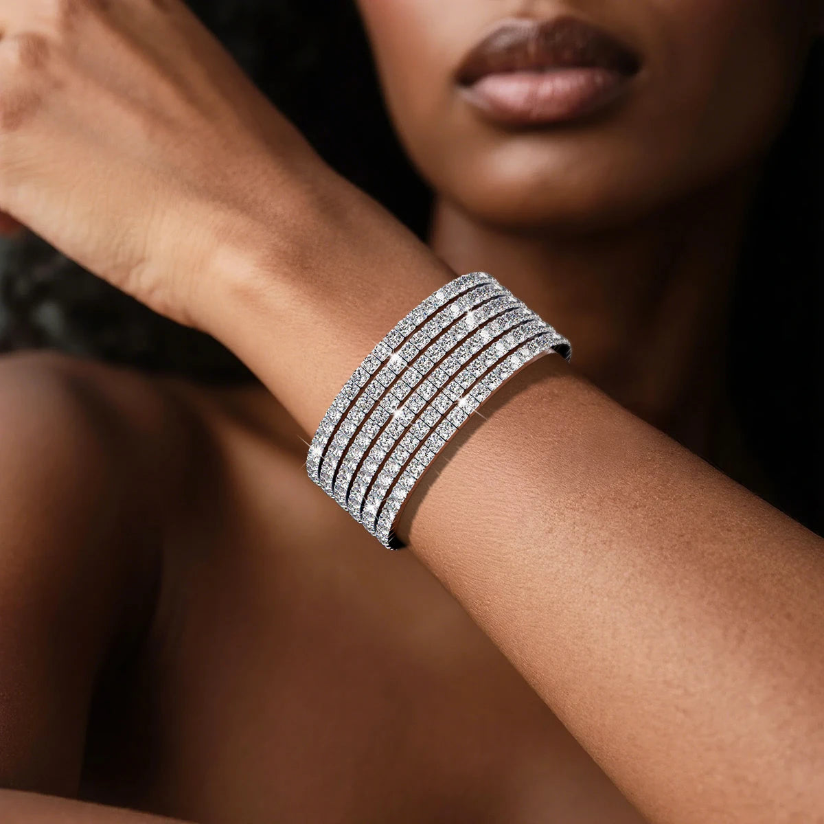 Pulsera de tenis Moissanite de 3MM