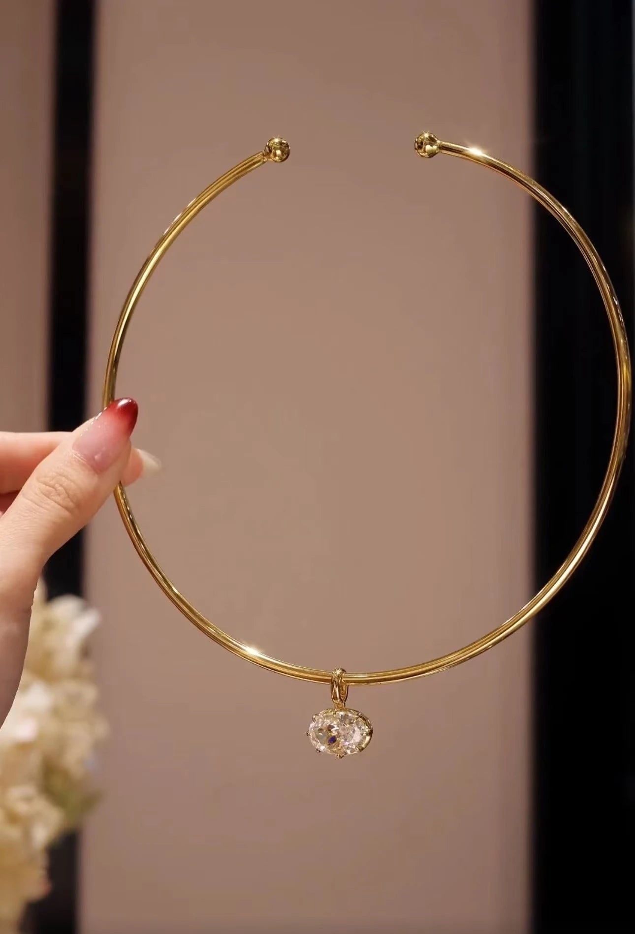 Gargantilla de oro 18k