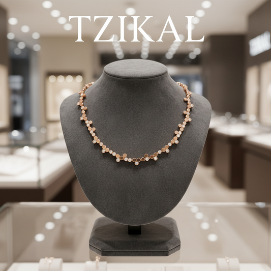 Collar Honeycomb de Plata