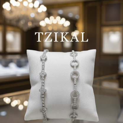 Pulseras de moissanita unisex