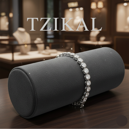 Pulsera burbuja de moissanita 3/4mm