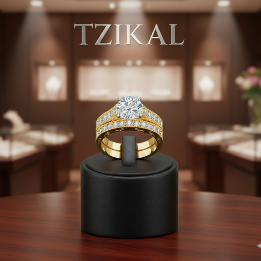 Anillo de compromiso moissanita de 2 quilates 