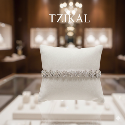 Pulsera de moissanita Metis D Color VVS1, pulsera de girasol