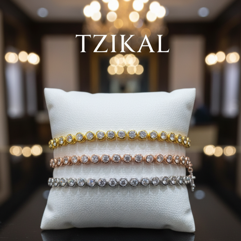 Cadena tenis burbuja de moissanita 0.1ct de 3mm