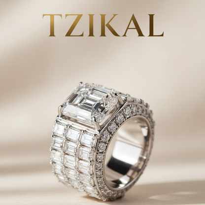 Anillo Ice Baguettes VVS