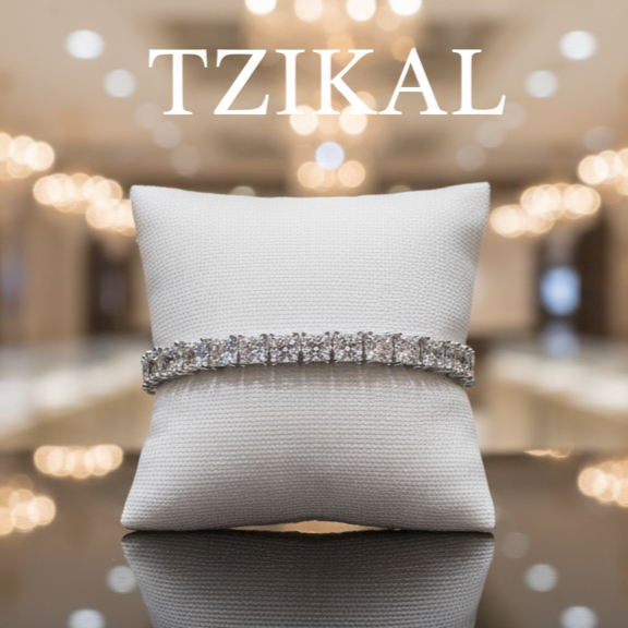 Pulsera de moissanita corte Princesa 17cm