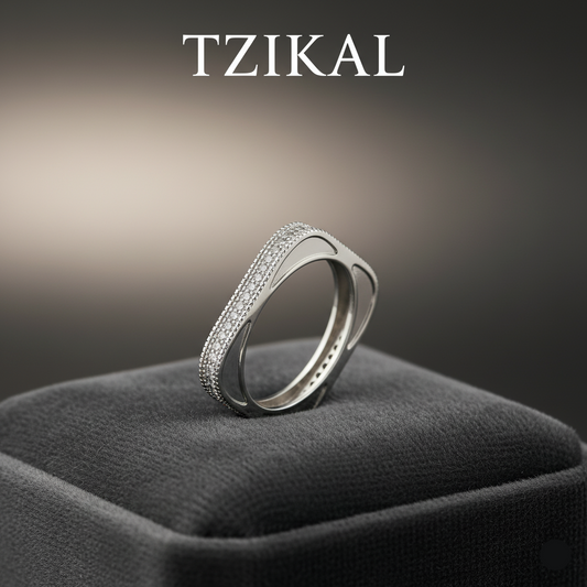 Anillo Cuadrado Hielo