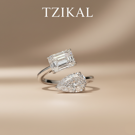 Anillo de platino PT950 de moissanita de 12 quilates