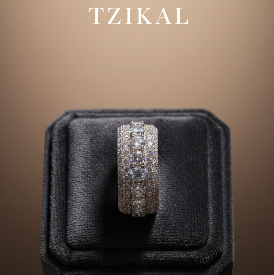 Anillos Ice Out de moissanita