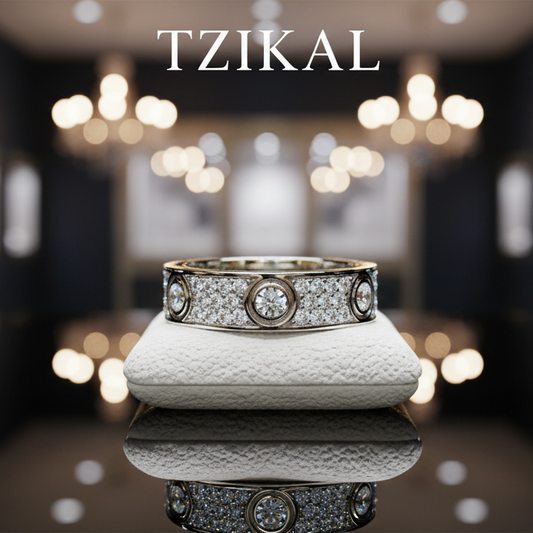 Anillo love de moissanita