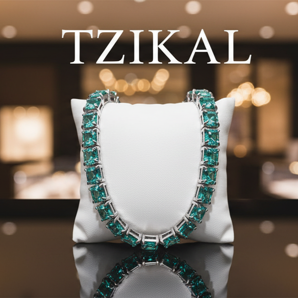 Pulsera tenis de moissanita corte esmeralda de 5.5mm