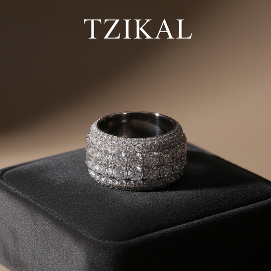 Anillos Hip-Hop Ice Out de moissanita