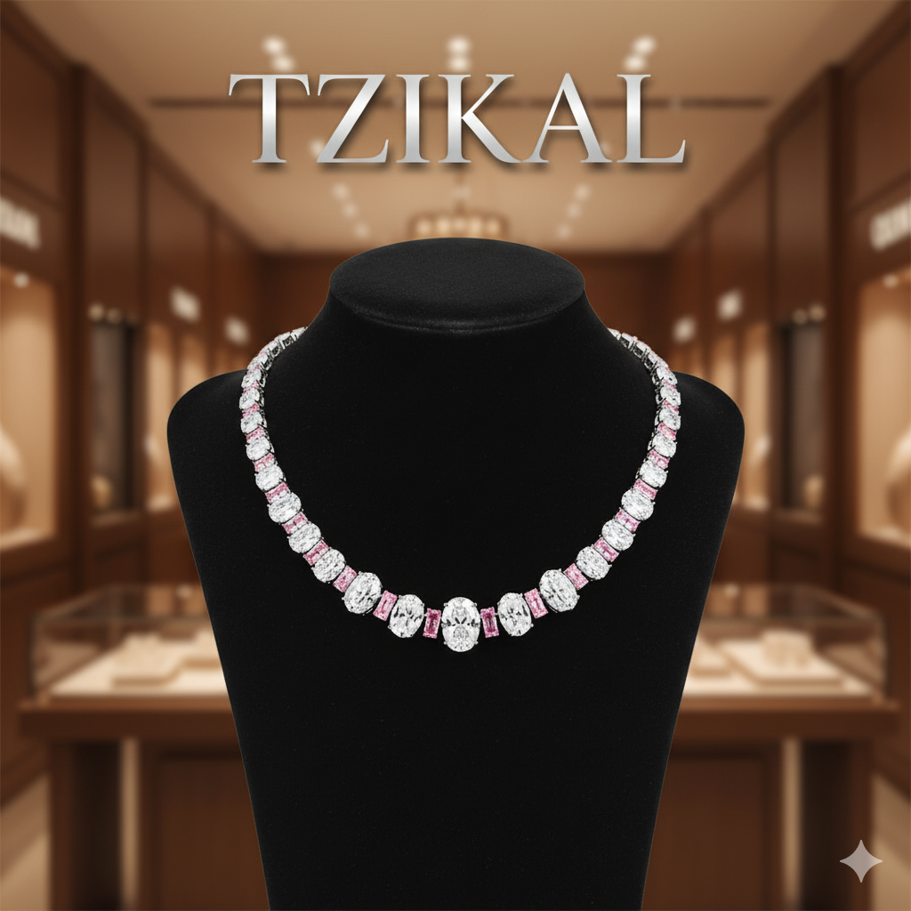 Corazón de Zafiro Rosa