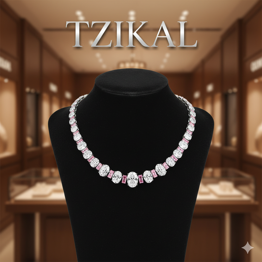 Corazón de Zafiro Rosa