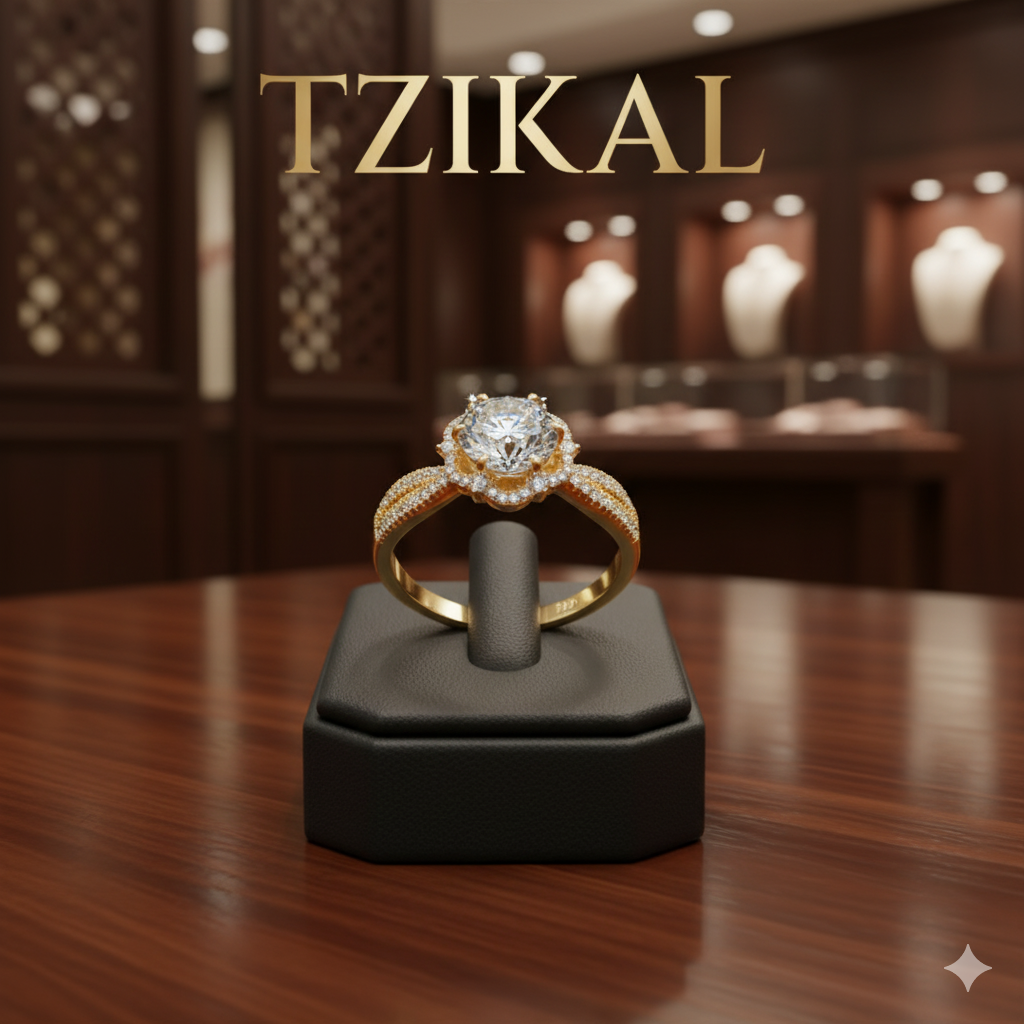 Anillo de moissanita 