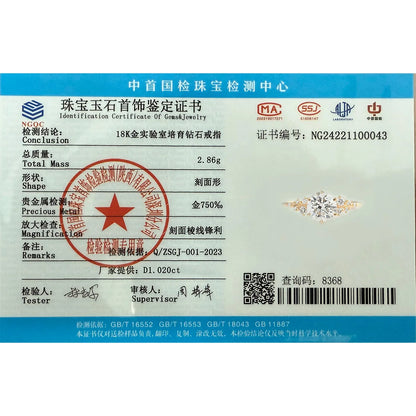 Anillo de boda clásico Dae Vonca 9K/14K/18K oro amarillo 0,5-3,0 quilates de corte redondo con diamante de laboratorio Snowdrift para mujer