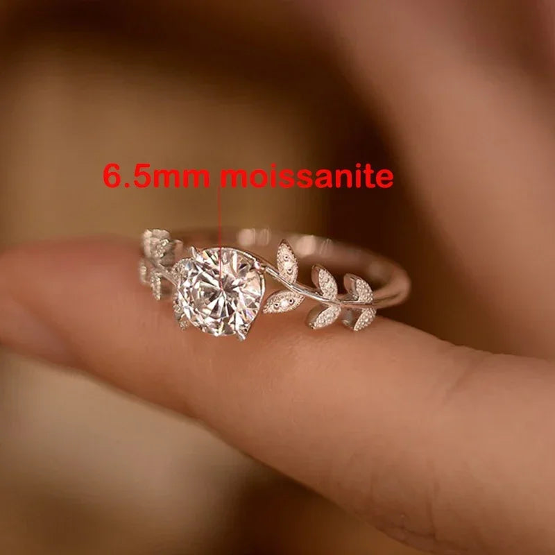Anillo de compromiso moissanita 1CT