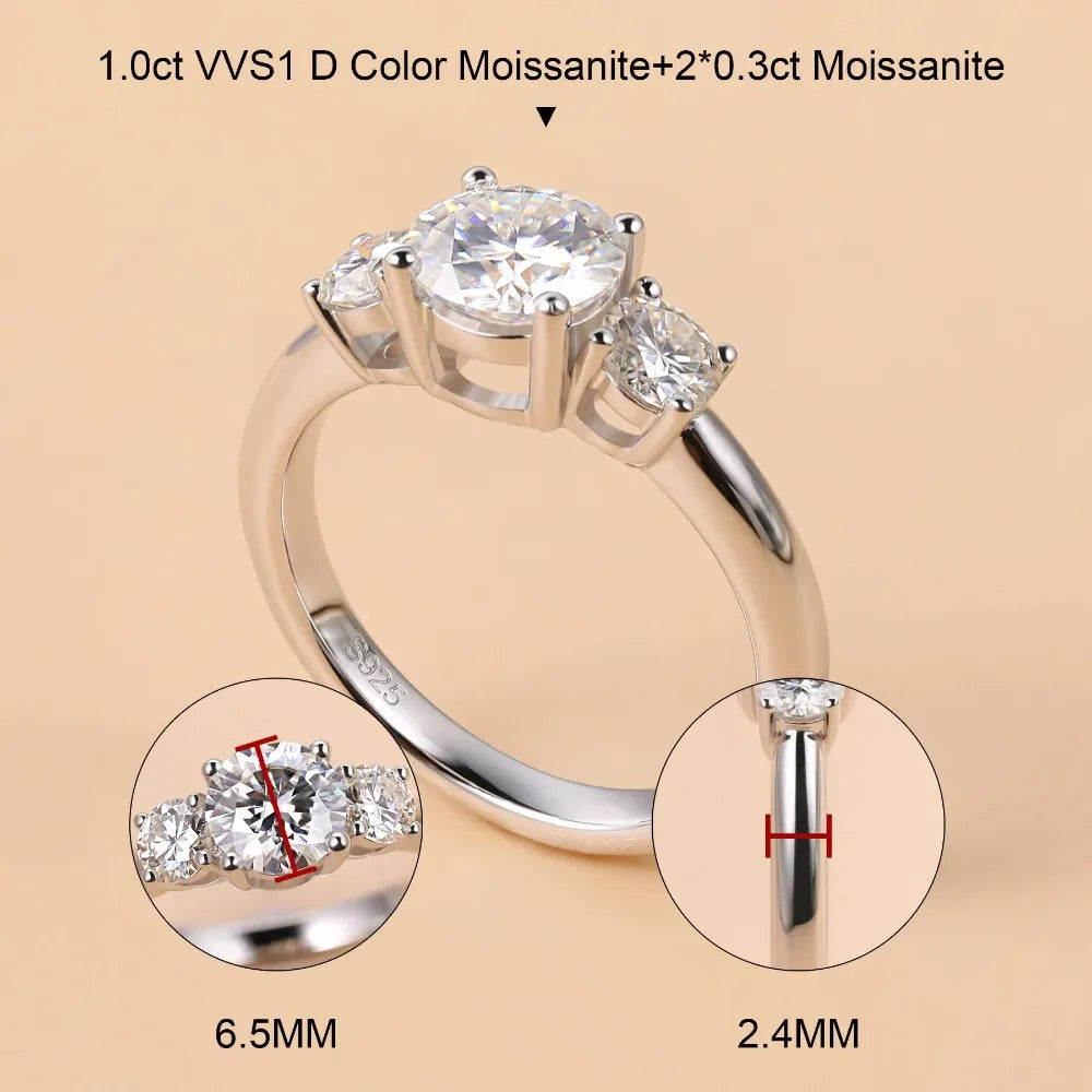 Anillo de compromiso 1.6 kilates