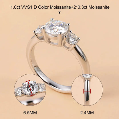 Anillo de compromiso 1.6 kilates