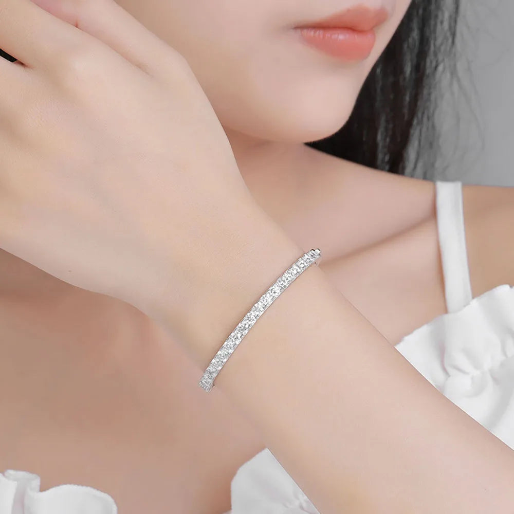 Pulsera love no.2 de moissanita personalizable