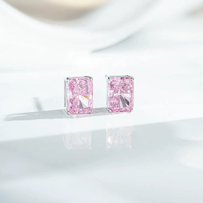 Aretes de Circón corte Radiante