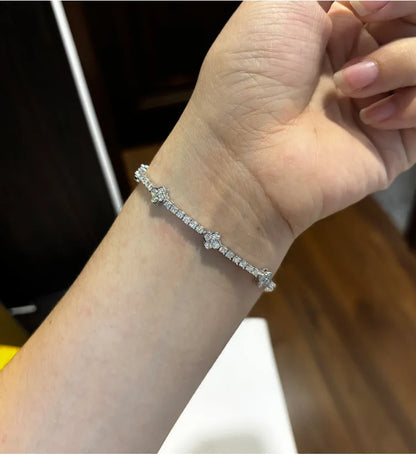 Pulseras de moissanita Unisex