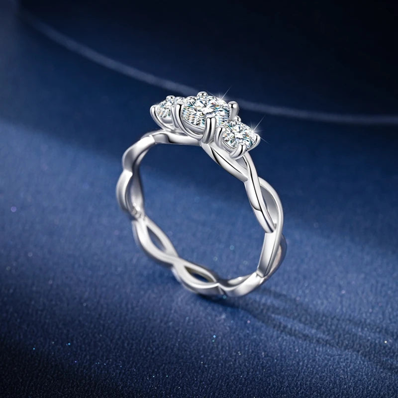 Anillos de moissanita