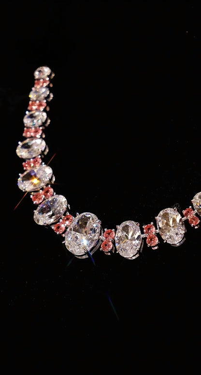 Corazón de Zafiro Rosa