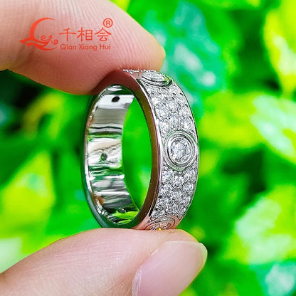 Anillo love de moissanita