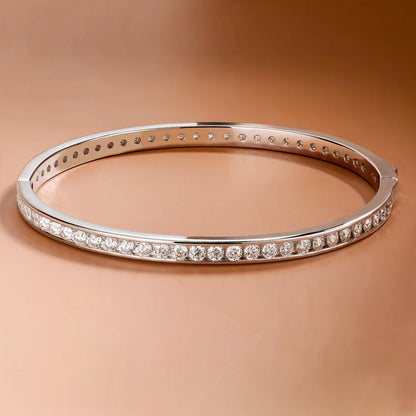 Pulsera love de moissanita 2.5mm