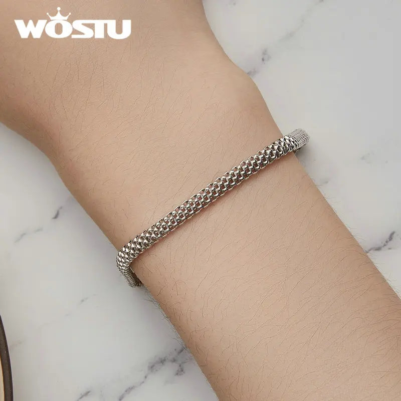 Pulsera de plata Unisex