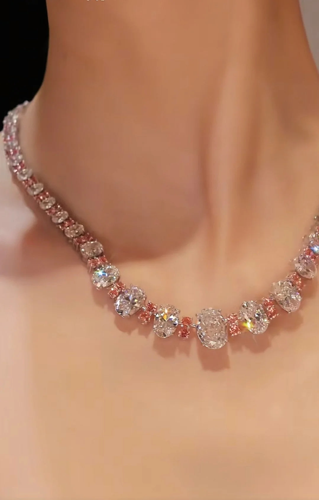 Corazón de Zafiro Rosa