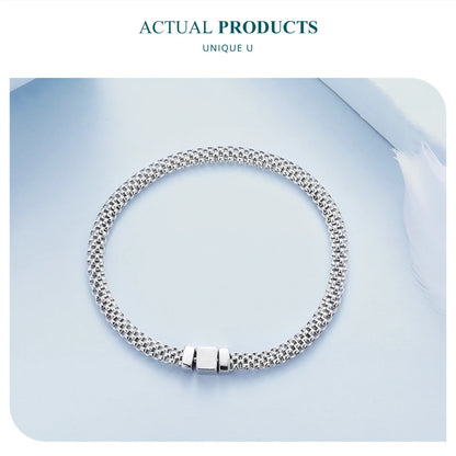 Pulsera de plata Unisex