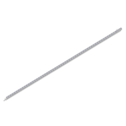 Pulsera tenis cuadrada de moissanita