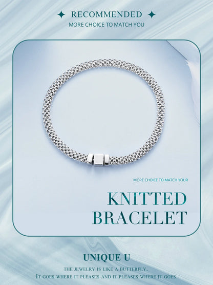 Pulsera de plata Unisex