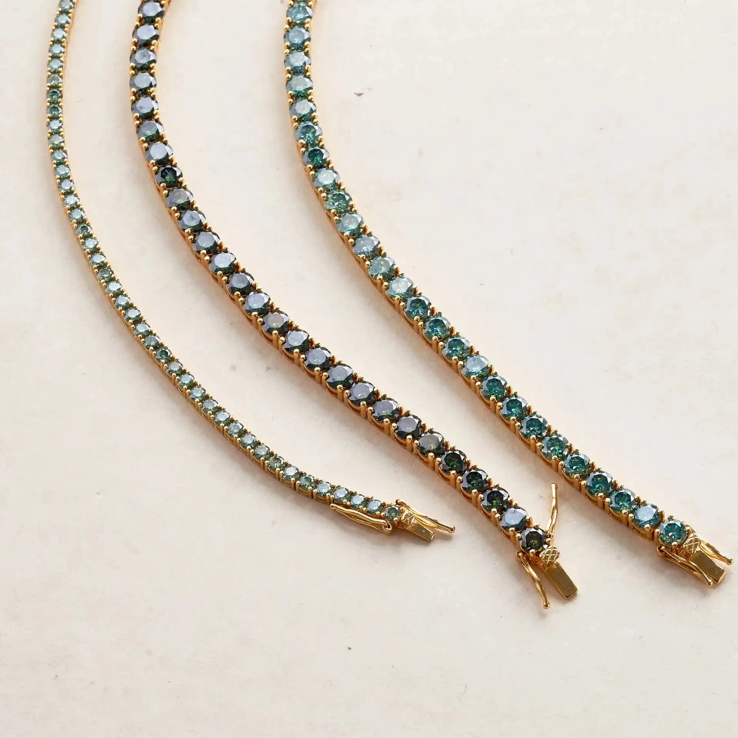 Pulsera tenis, moissanita vvs 3mm