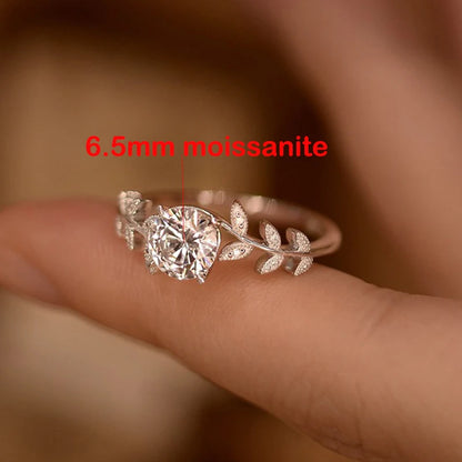Anillo de compromiso moissanita 1CT