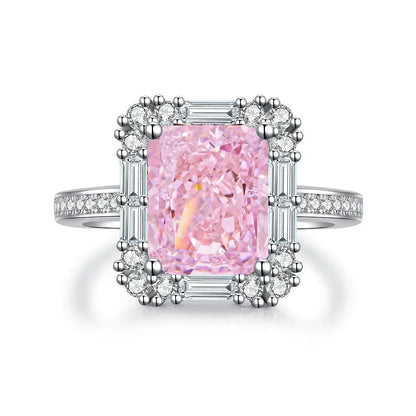Anillo de compromiso de Platino con moissanita personalizable