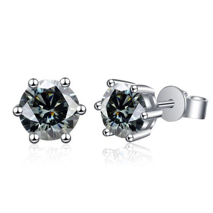 Pendientes de moissanita de 1ct-6ct, 21 colores