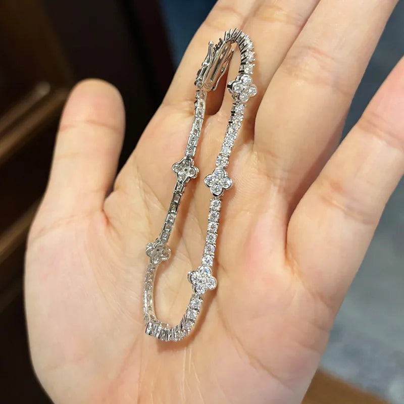 Pulseras de moissanita Unisex