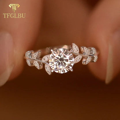 Anillo de compromiso moissanita 1CT