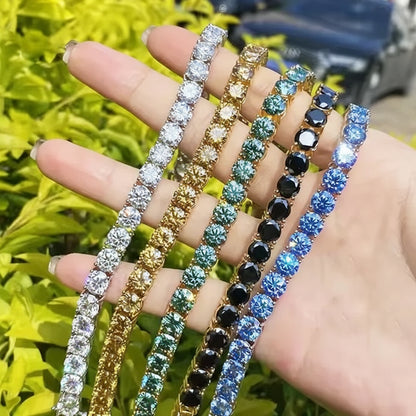 Pulsera tenis, moissanita vvs 3mm