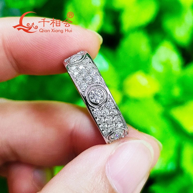 Anillo love de moissanita