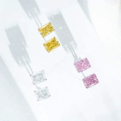 Aretes de Circón corte Radiante